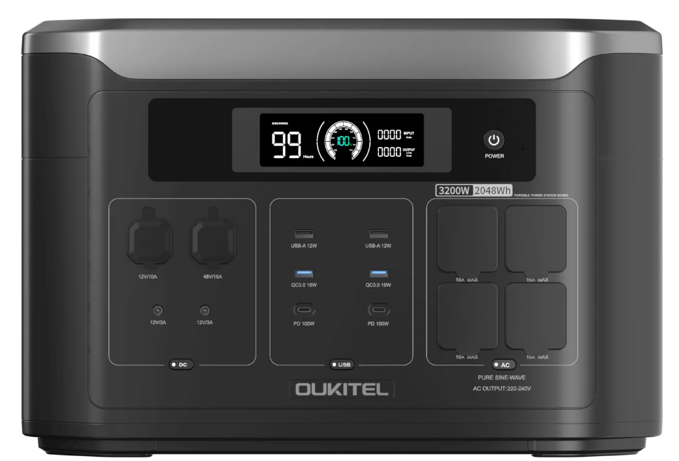 Портативна зарядна станція 2048Wh Oukitel BP3000E